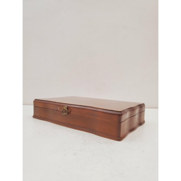 Vintage Gunther Mele 1970's wooden jewelry box. Jewellery . Vintage wooden - Picture 4 of 10